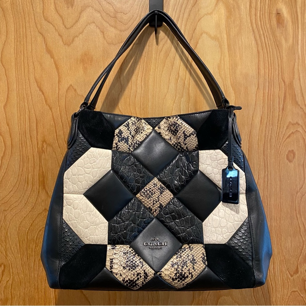 Coach Edie Canyon Quilt Bag retired style - Picture 14 of 14